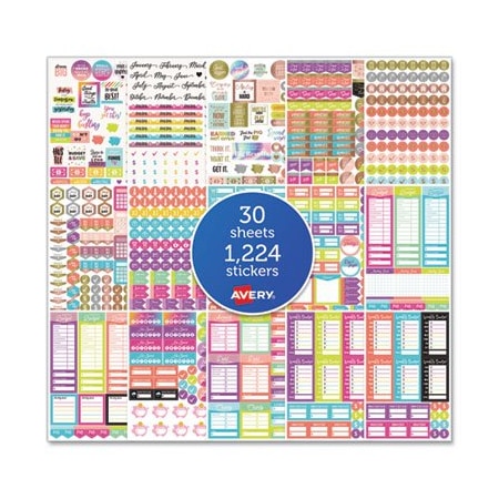 Avery Dennison LABEL, BUDGET PLAN, 1224/PK 6788